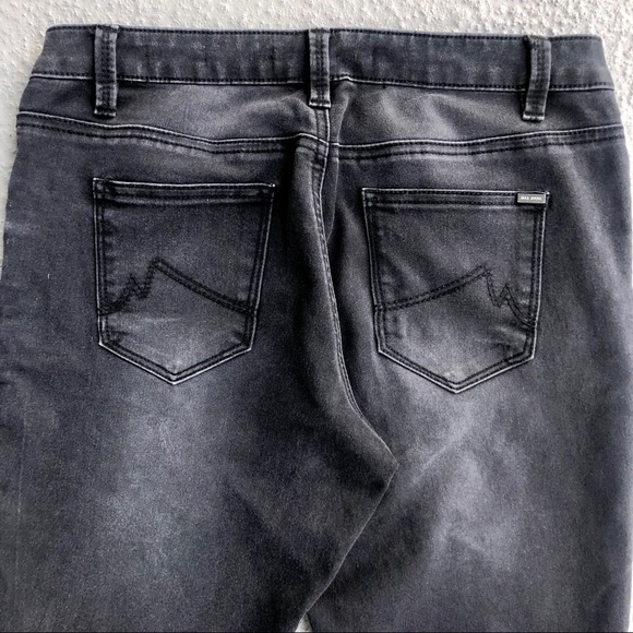 Max Black Modern Boot Cut Jeans w/ Natural Fading - Picture 2 of 5